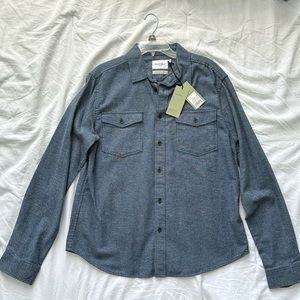 Goodfellow & Co. Men’s Large Blue Long Sleeve Button Shirt